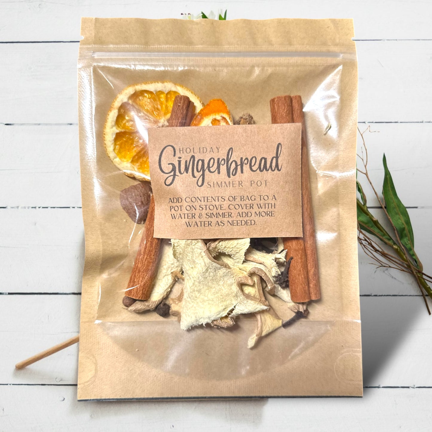 Holiday Gingerbread Simmer Pot