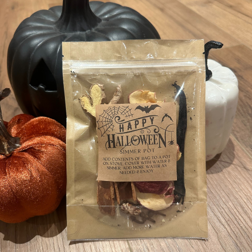 Happy Halloween Simmer Pot - Spider Webs