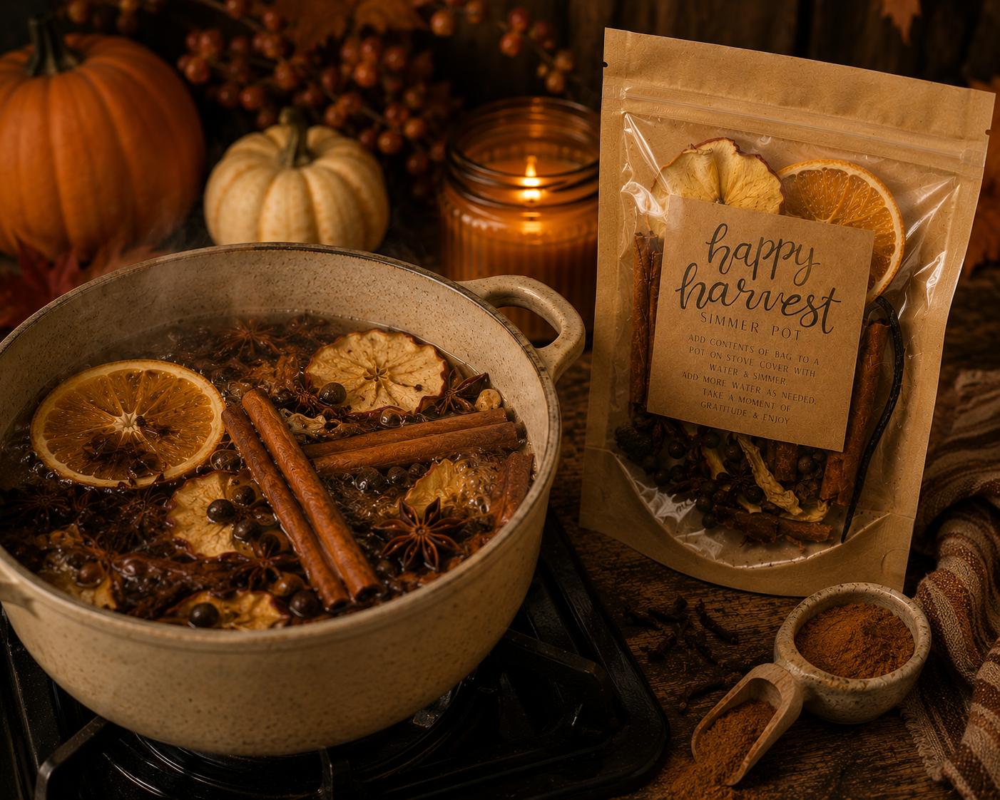 Happy Harvest Simmer Pot
