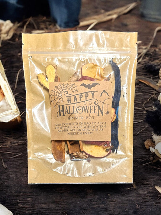 Happy Halloween Simmer Pot - Spider Webs