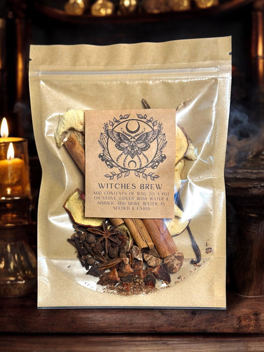 A bag of Halloween simmering spices